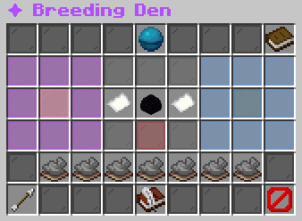 Breeding Den in-game menu