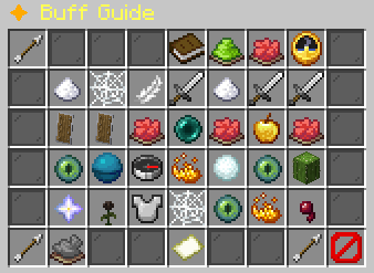 Buff Guide in-game menu