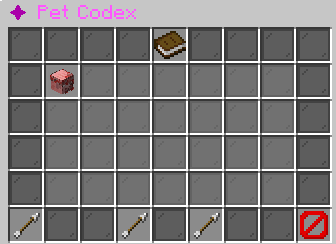 Pet Codex in-game menu